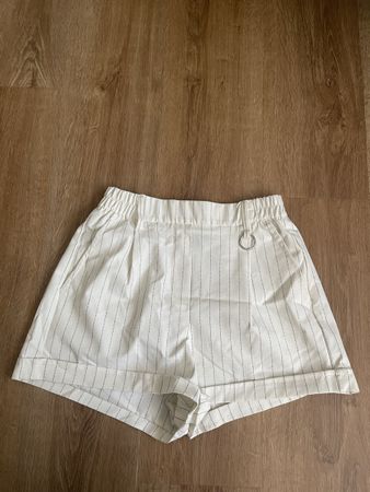High-Waist Stoffhose Bershka Gr S