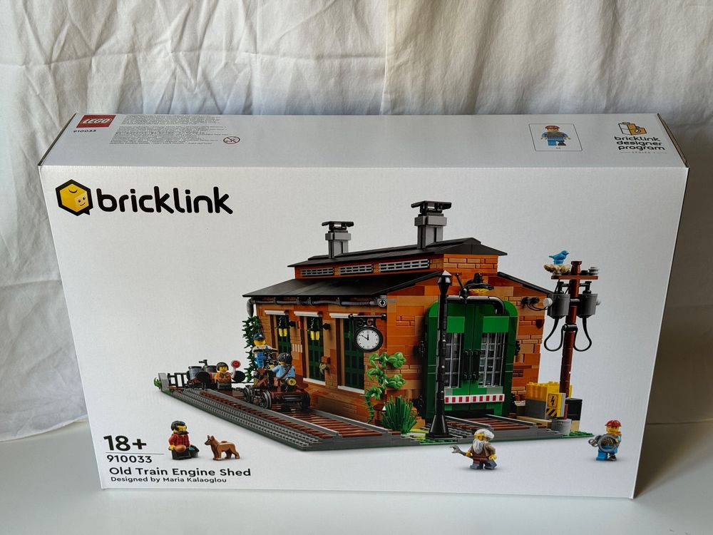 Lego Bricklink Old Train Engine Shed 910033 NEU/OVP (Neuf
