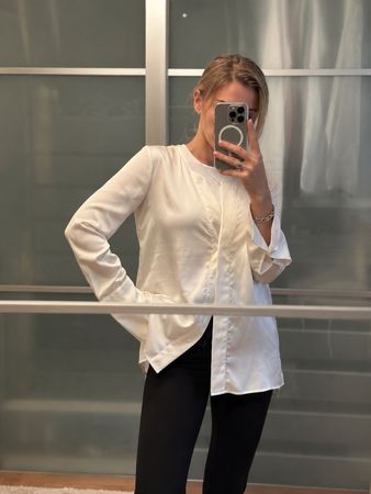 White classic blouse