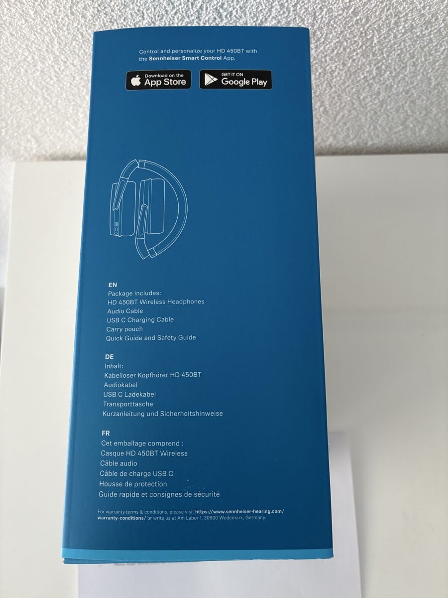 Sennheiser Cuffie: Casque Wireless Neuf HD450BT – Nuovo e nell'imballaggio originale da Collombey venduto da ste_rb76 2
