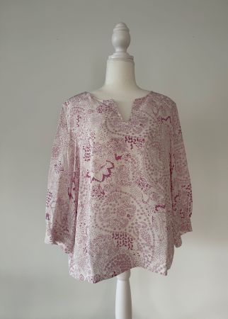Sommerbluse mit speziellem Muster HEMISPHERE Gr. S NEU