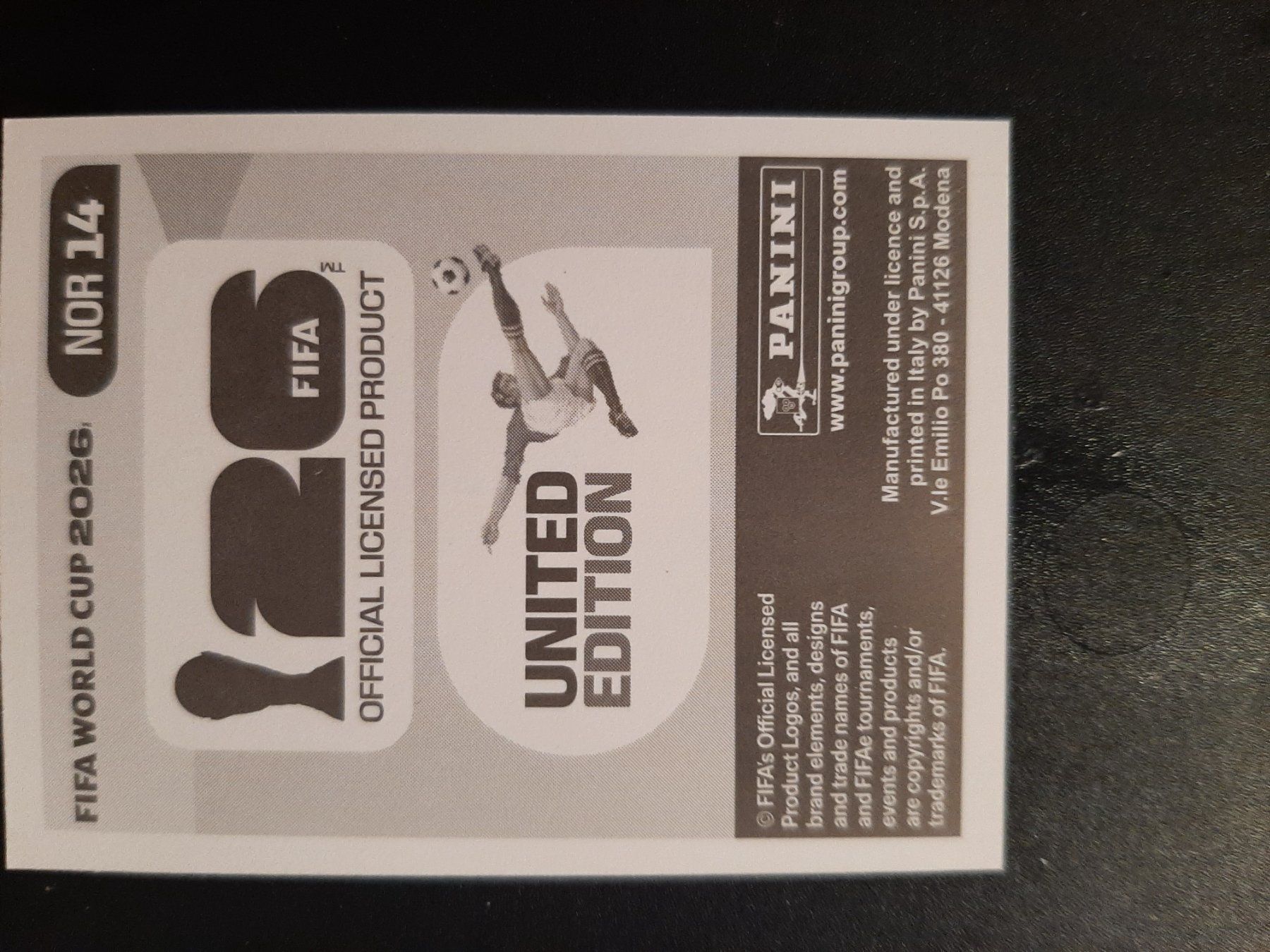 Panini Sammelbilder & Trading cards: Panini 2026 NOR14 – Neu (gemäss Beschreibung) aus Leuk-Stadt von Meic 1