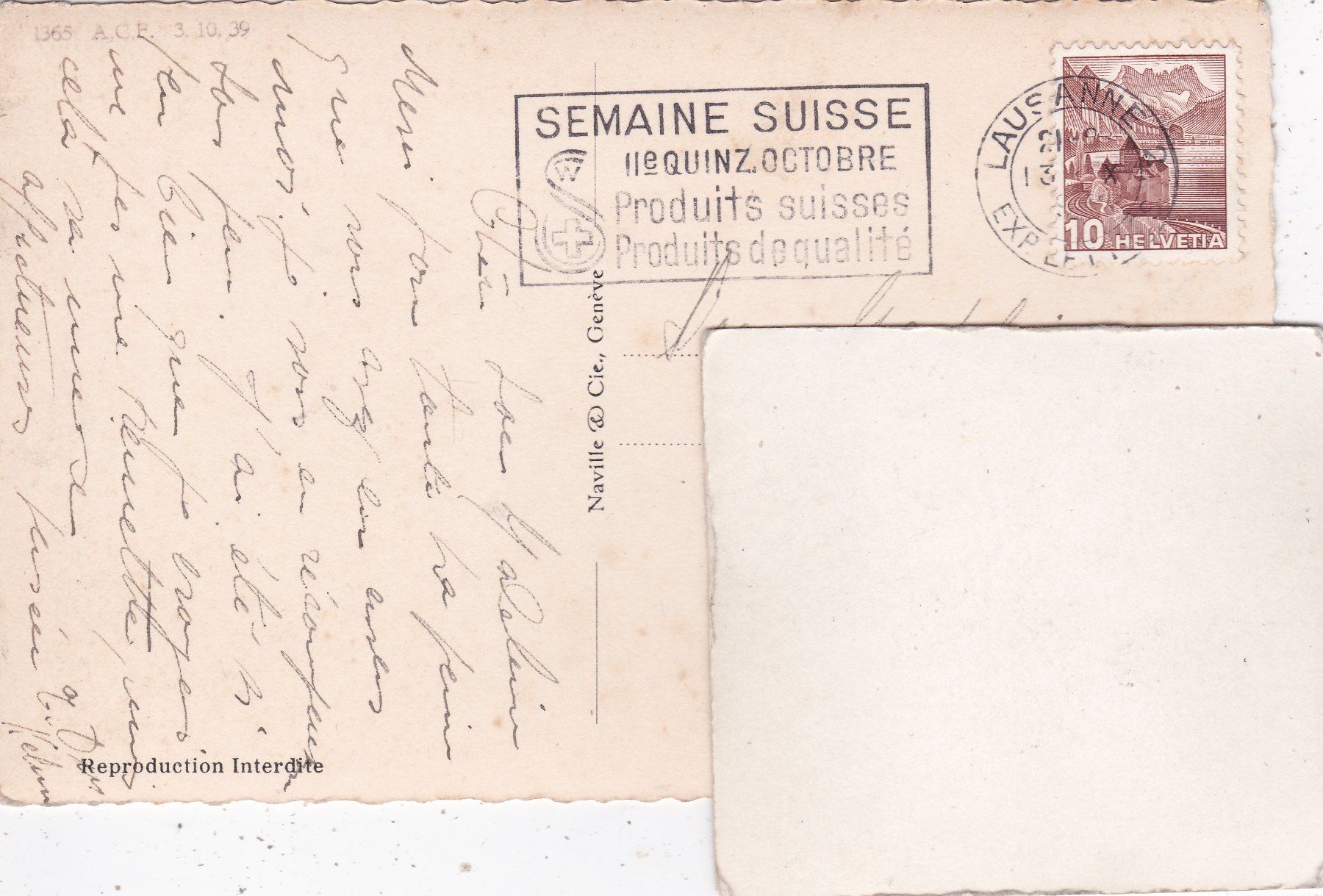 Cartoline postali: Chesières vu de Villars – Usato da Herisau venduto da Lisegrat2008 1