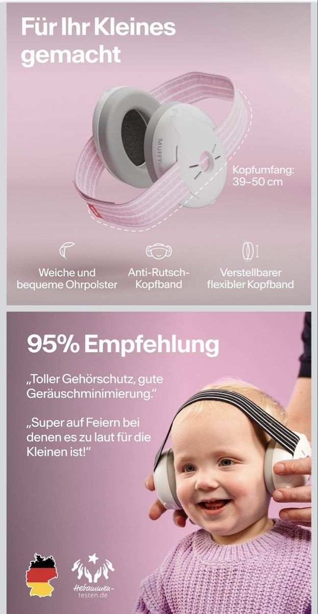 Cuffie: Alpine Muffy Baby Gehörschutz – Usato da Rheinfelden venduto da dBartel 3