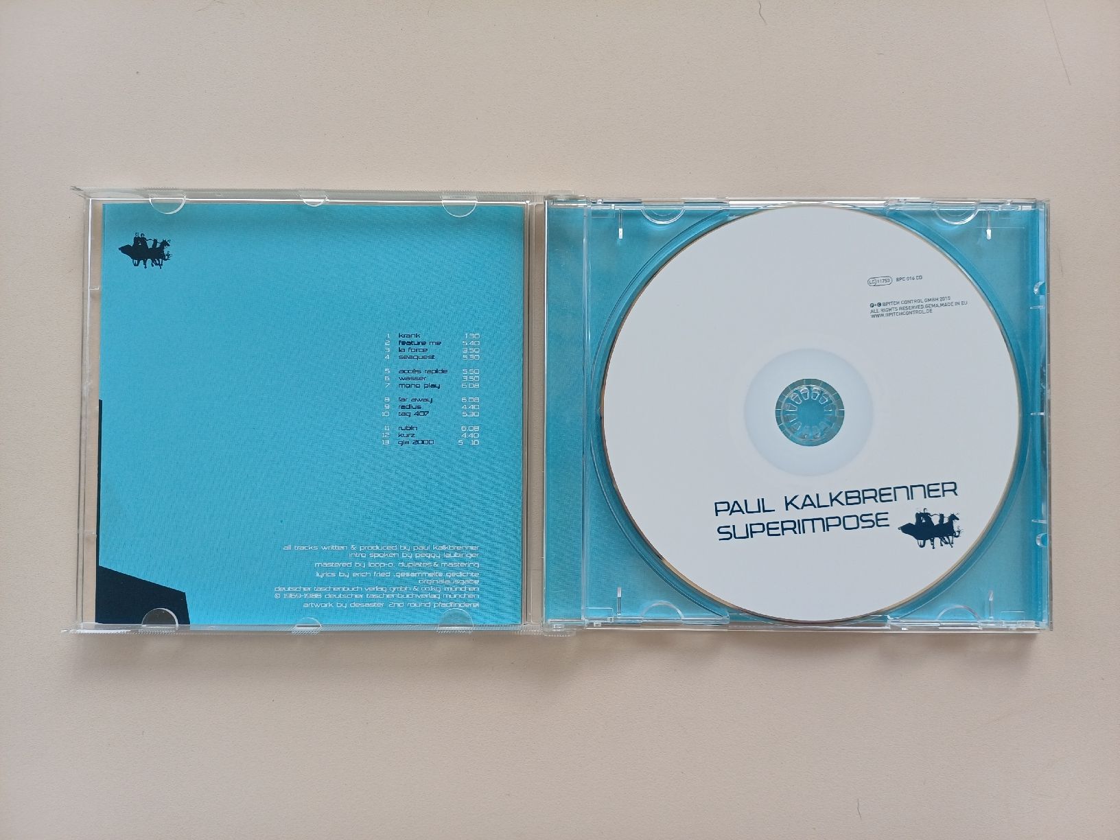 CDs: Paul Kalkbrenner "Superimpose" CD – D'occasion à Begnins par Drastic-Sound 2