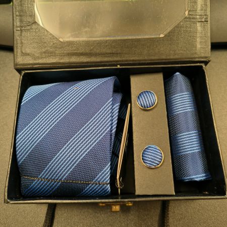 Daso Herren Krawatten-Set, neuwertig, ideales Geschenk!
