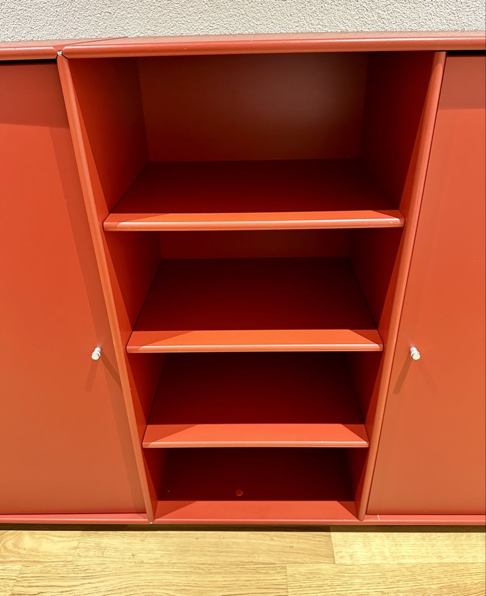 Commodes: Kommode, Sideboard, Buffet, Schuhschrank, rot – D'occasion à Meggen par deanstreet 3