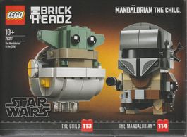 LEGO BRICKHEADZ STAR WARS 75317 IL MANDALORIANO E IL BAMBINO