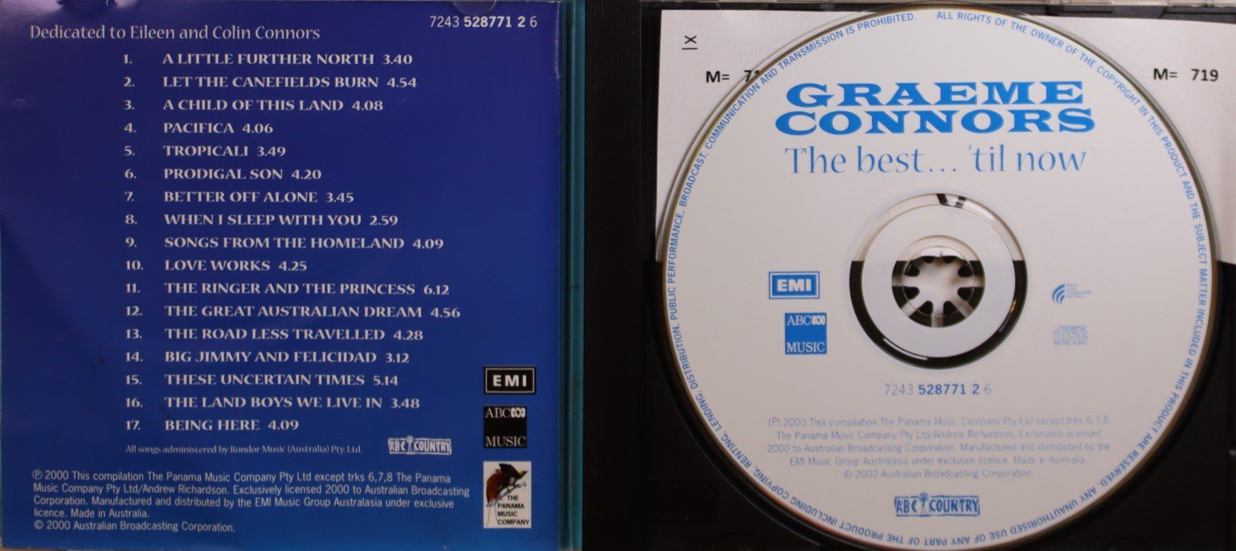 CDs: Graeme Connors – The Best... 'Til Now – Gebraucht aus Luzern von CONTENTI 1