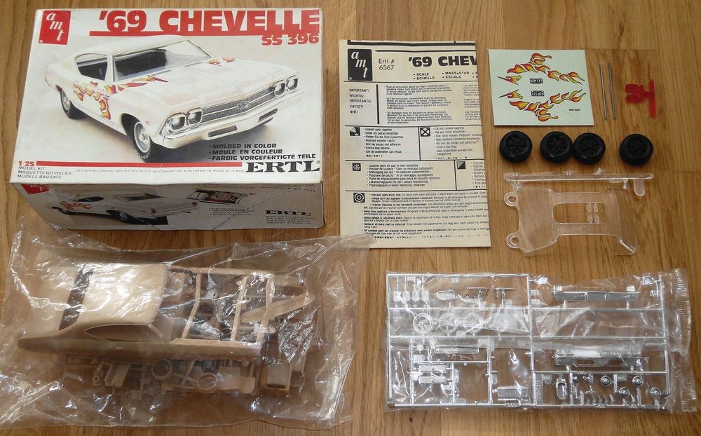 AMT 69 Chevy Chevelle SS 396 1 25 Kaufen auf Ricardo