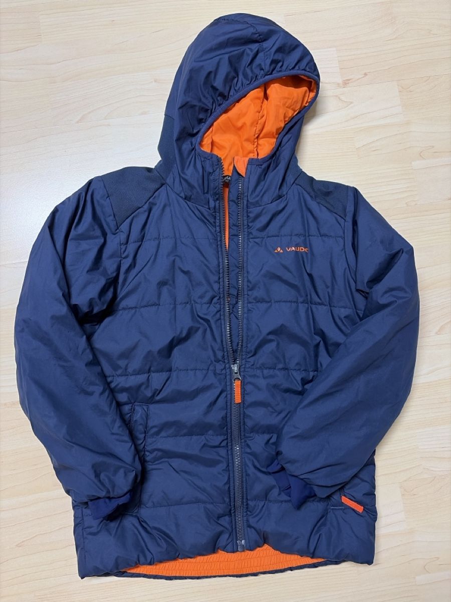 Vaude Giacche & Cappotti: Vaude Outdoorjacke blau orange Gr. 134/140 – Usato da Embrach venduto da ann_5x9c