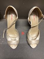 High Heel Sandaletten  - Ivory Samt Schuhe