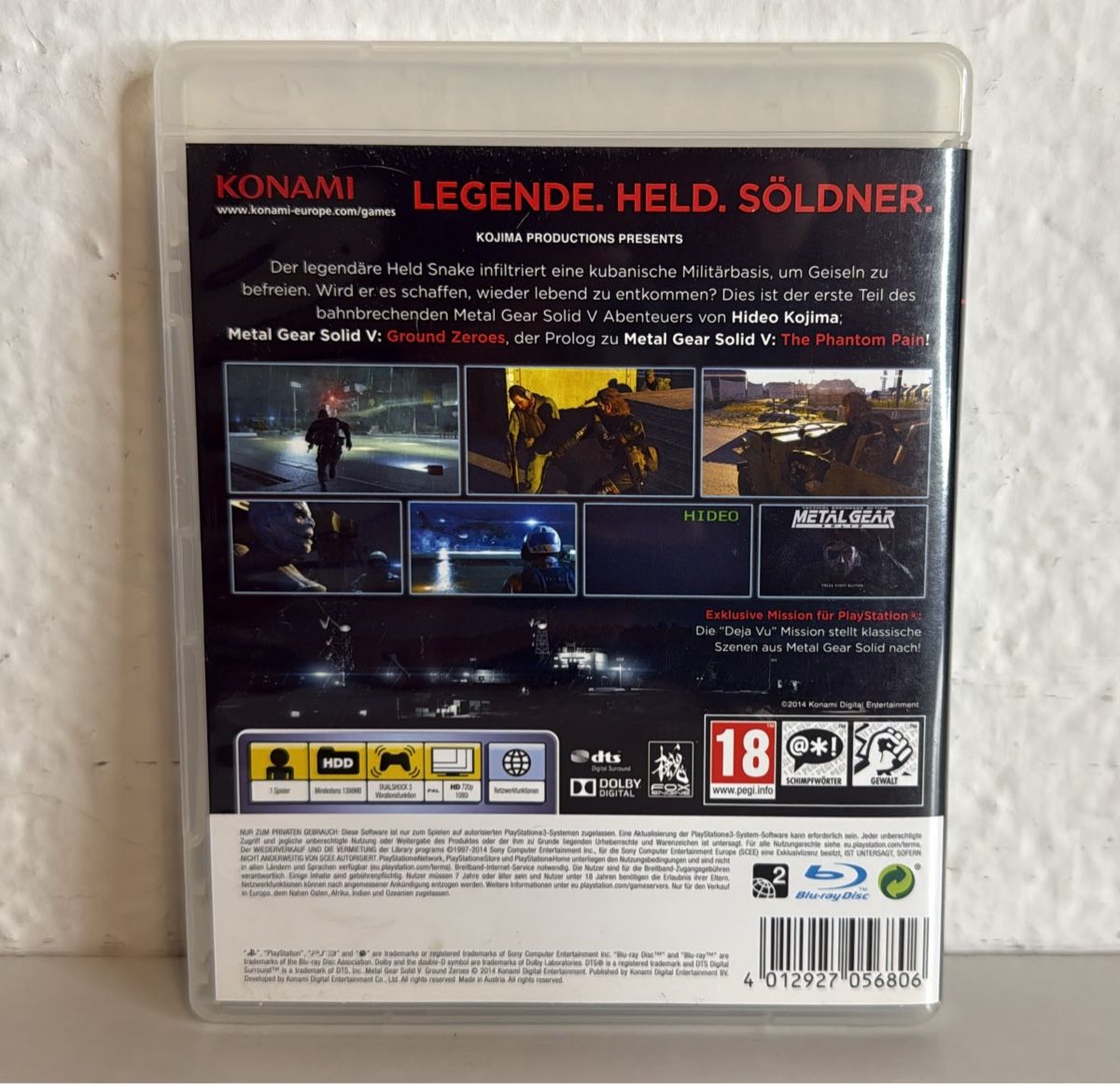 Sony Jeux: Metal Gear Solid V Ground Zeroes - PS3 Game – D'occasion à Ehrendingen par bubulence 1