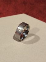 Titan Ring mit Zirkonia guter Zustand