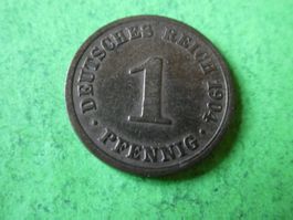 Dt. Reich 1904 A, 1 Pfennig