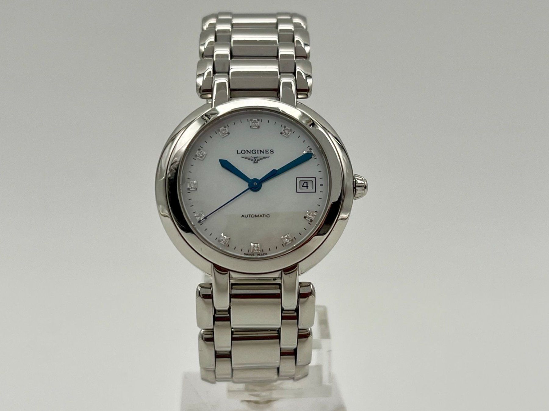 Longines Orologi: Longines Prima Luna Stainless Ref. L8.113.4 - Automatik – Usato da Zürich venduto da brothersinwatches 5