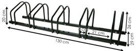 Fahrradständer für 5 Fahrräder zum Sparpreis