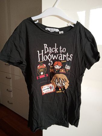 Schwarzes Harry Potter T-Shirt von H&M, Grösse 146/152