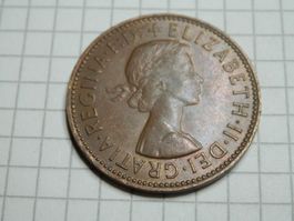 Großbritannien ½ Penny, 1966