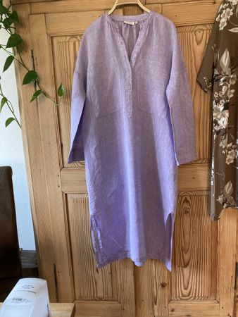 Kleid Leinen Lila Grösse XS Masai guter Zustand