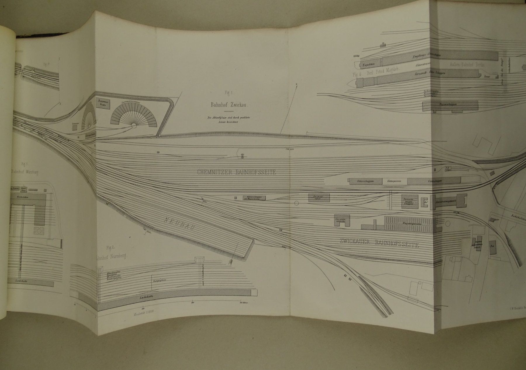 Libri: FORTSCHRITTE DES EISENBAHNWESENS IN TECH. BEZIEHUNG, 1874 – Usato da Grüningen venduto da Kartensammler 6