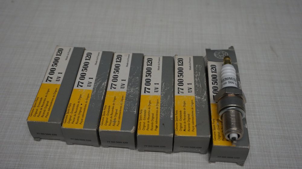 Renault Alle Autoersatzteile: 77 00 500 120, Renault Zündkerzen – Neu und originalverpackt aus Diessbach b. Büren von Crocharry
