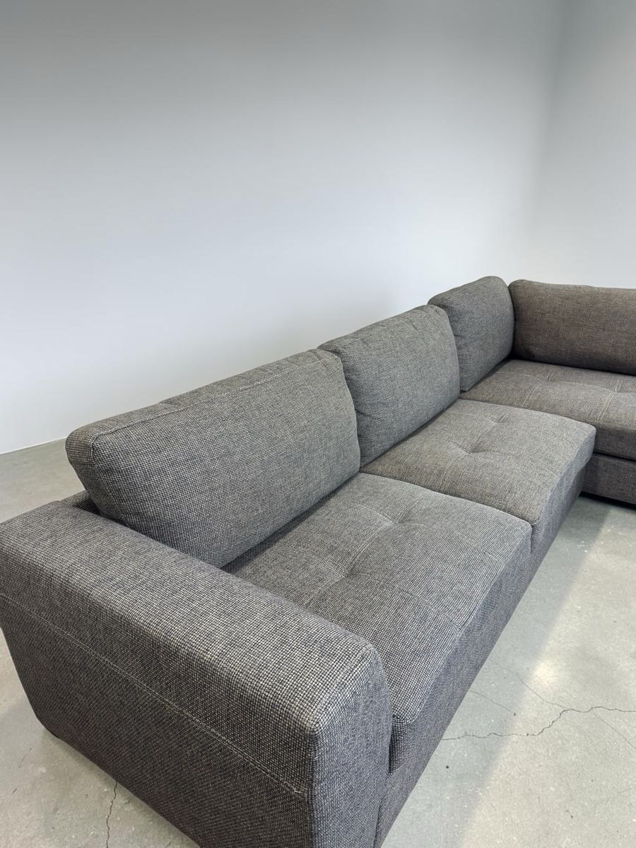 Divani: Ecksofa, hellgrauer Stoff gratis lieferung – Usato da Bachenbülach venduto da Sofalab.swiss 3