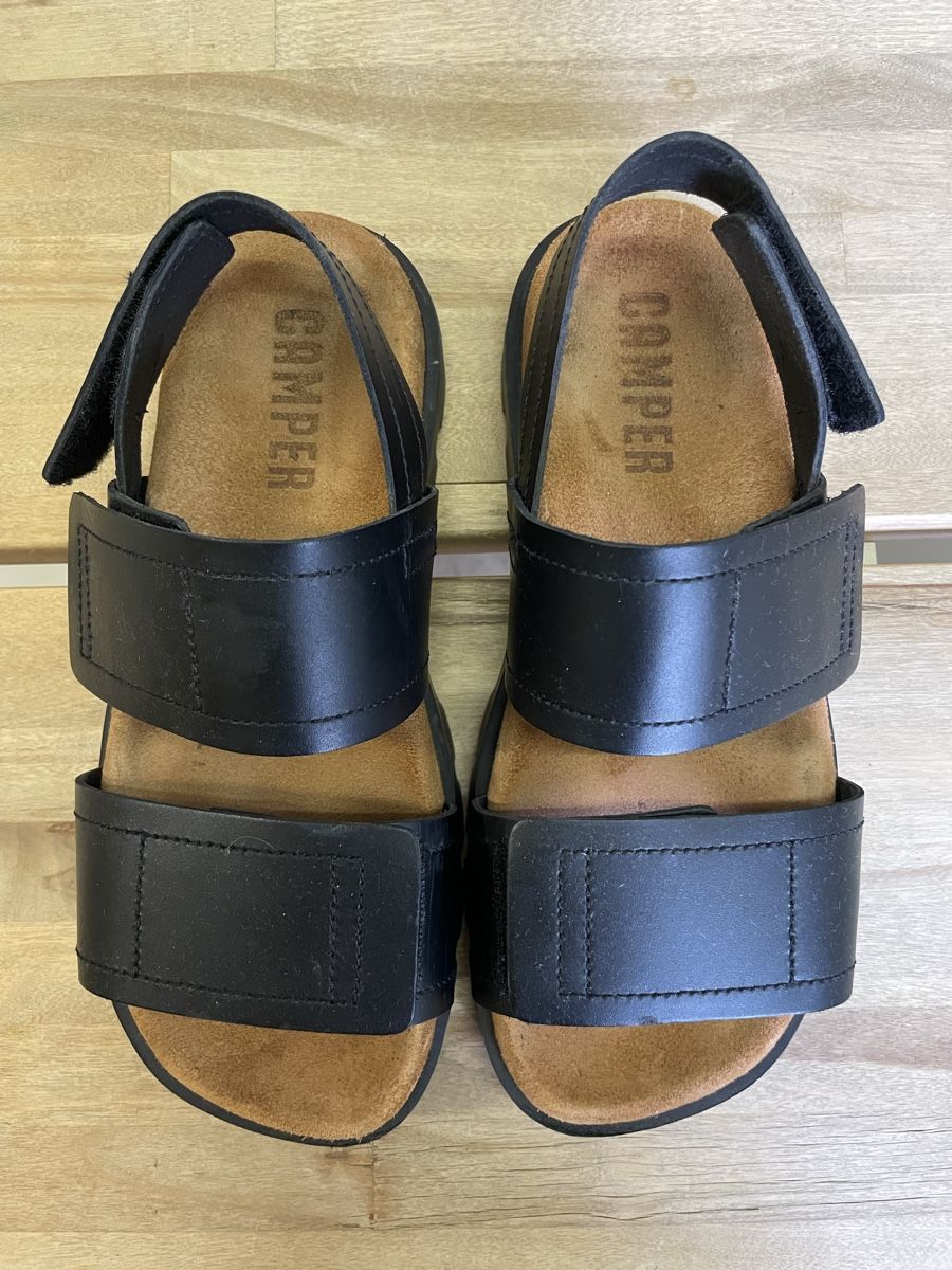 Camper Scarpe da donna: Camper Brutus Sandalen, schwarz, Gr. 37 – Usato da Zürich venduto da Peach_Store