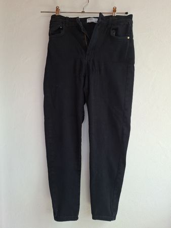 Bershka Jeans, Schwarz, High Rise, Gr. 38, Top Zustand