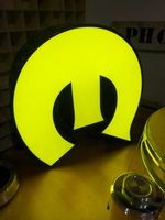 Deko Buchstabe E beleuchtet LED mit Netzteil