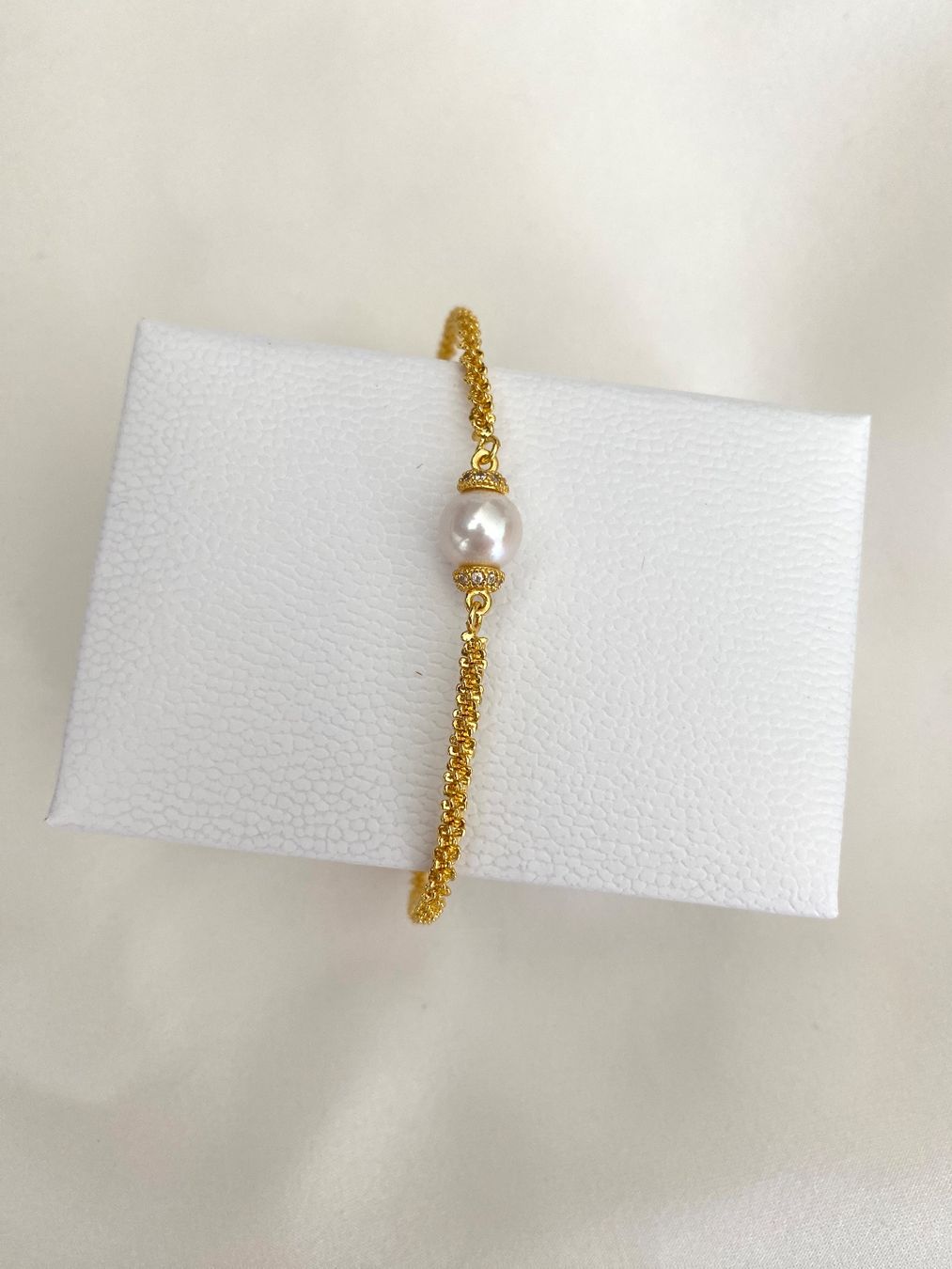 Bracciali & Braccialetti: Süsswasserperlen Armbänder echte – Nuovo e nell'imballaggio originale da Sarnen venduto da catnini