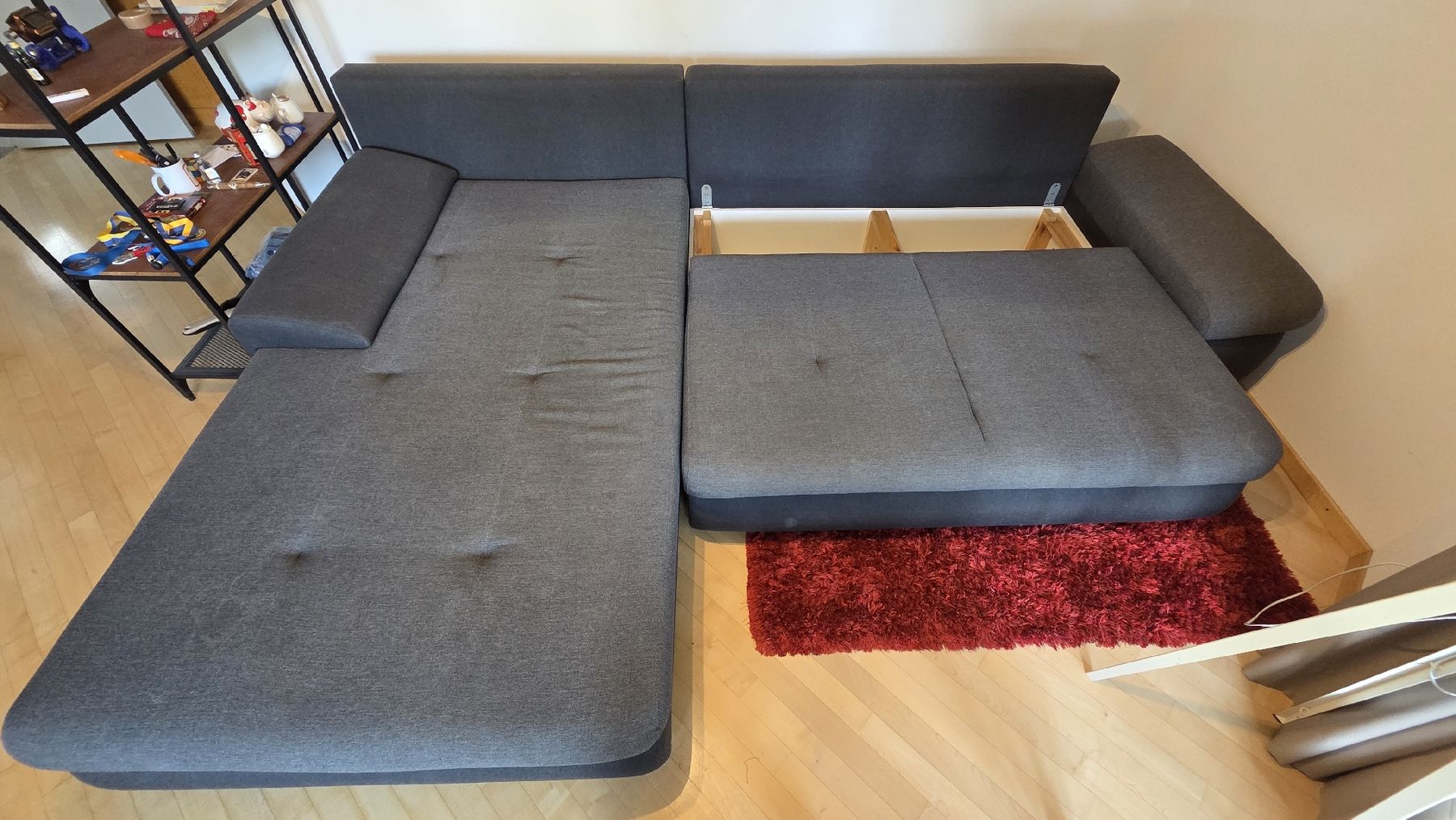 Divani: Grau-Anthrazit Sofa mit Schlaffunktion – Usato da Rüthi (Rheintal) venduto da SandroSG94 2