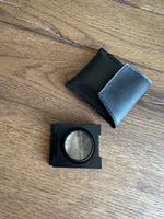 Fadenzähler / Faltlupe mit Lederetui