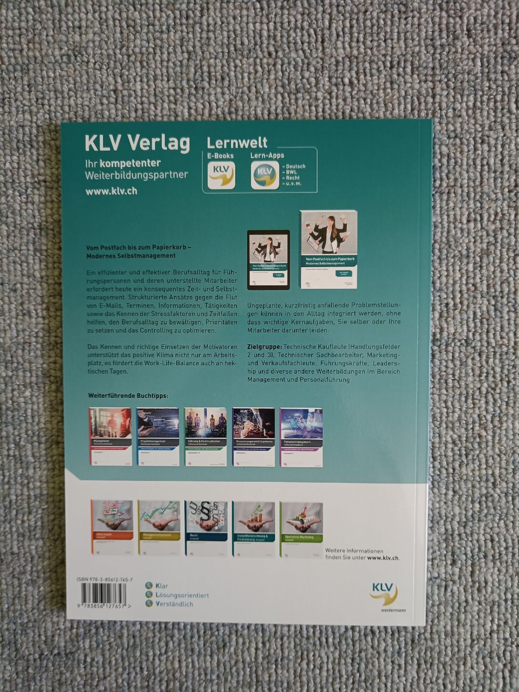 Libri: KLV Selbstmanagement Buch – Nuovo (secondo la descrizione) da Jaberg venduto da urig17. 1
