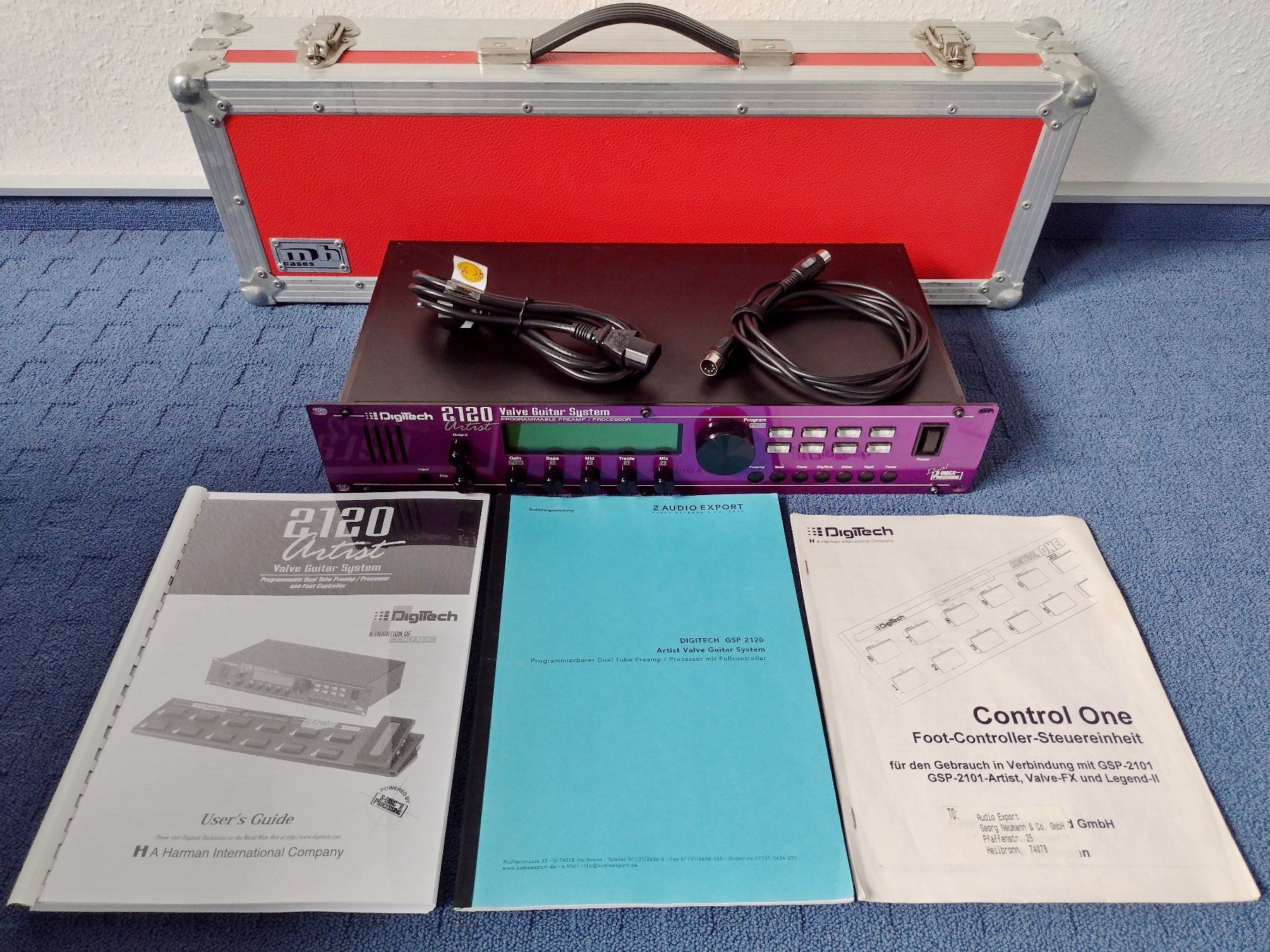 Strumenti musicali: Digitech 2120 Artist + Foot Controller + Case – Usato da Basel venduto da x-hobby 7