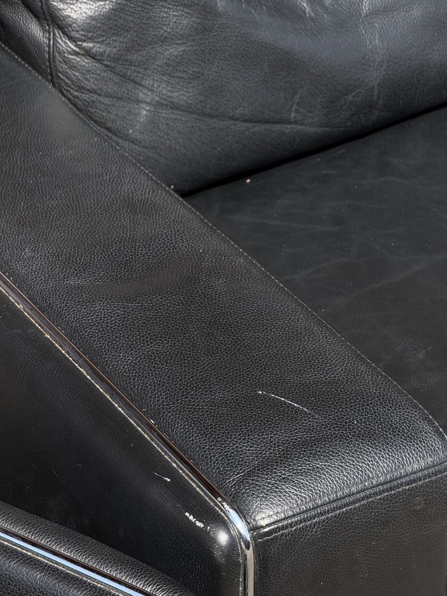 Divani: Schwarzes Couchset aus Leder – Usato da Pfäffikon SZ venduto da Tonimarroni99 4
