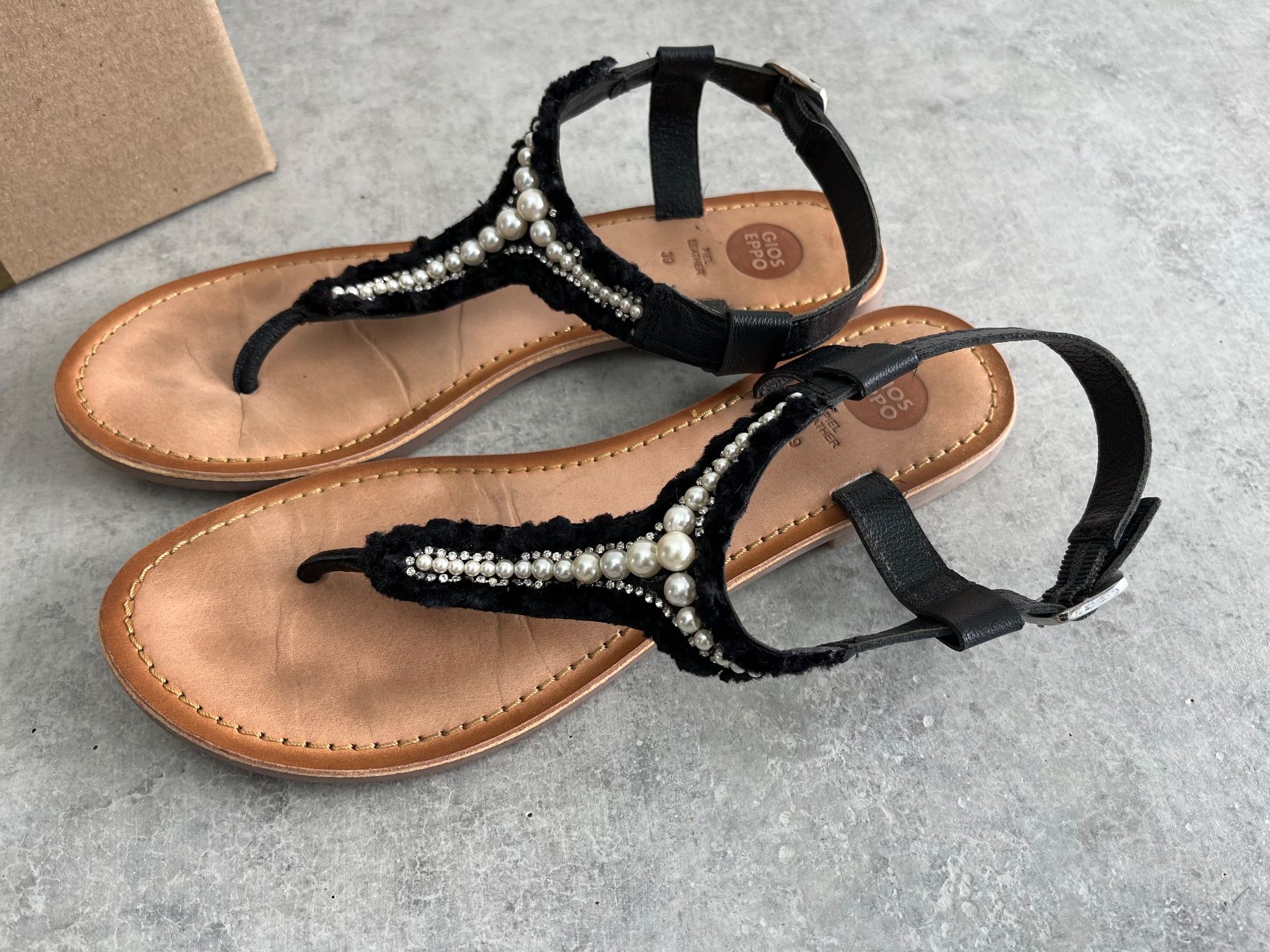 Scarpe da donna: GIOSEPPO Sandalen echt Leder Gr. 39 – Usato da Zollikofen venduto da spunk65 3