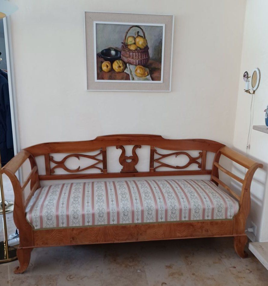 Divani: Biedermeier Sofabank / Kanapee mit Polstersitz um 1820 – Usato da Basel venduto da jea_xtz8 1