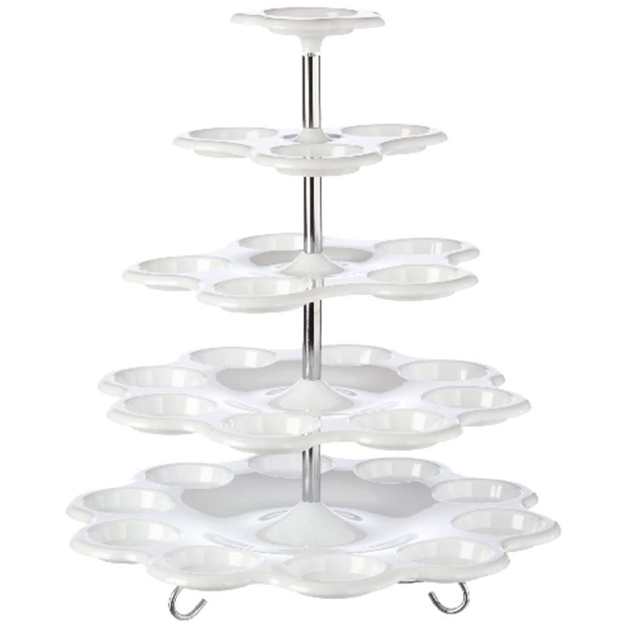 Piatti di portata: Muffin Etagère mit 5 Böden – Nuovo e nell'imballaggio originale da Wettingen venduto da kochshop