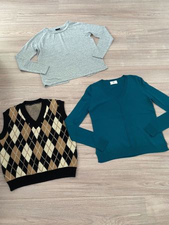 3 Stk. Damen Pullover Set Gr. S