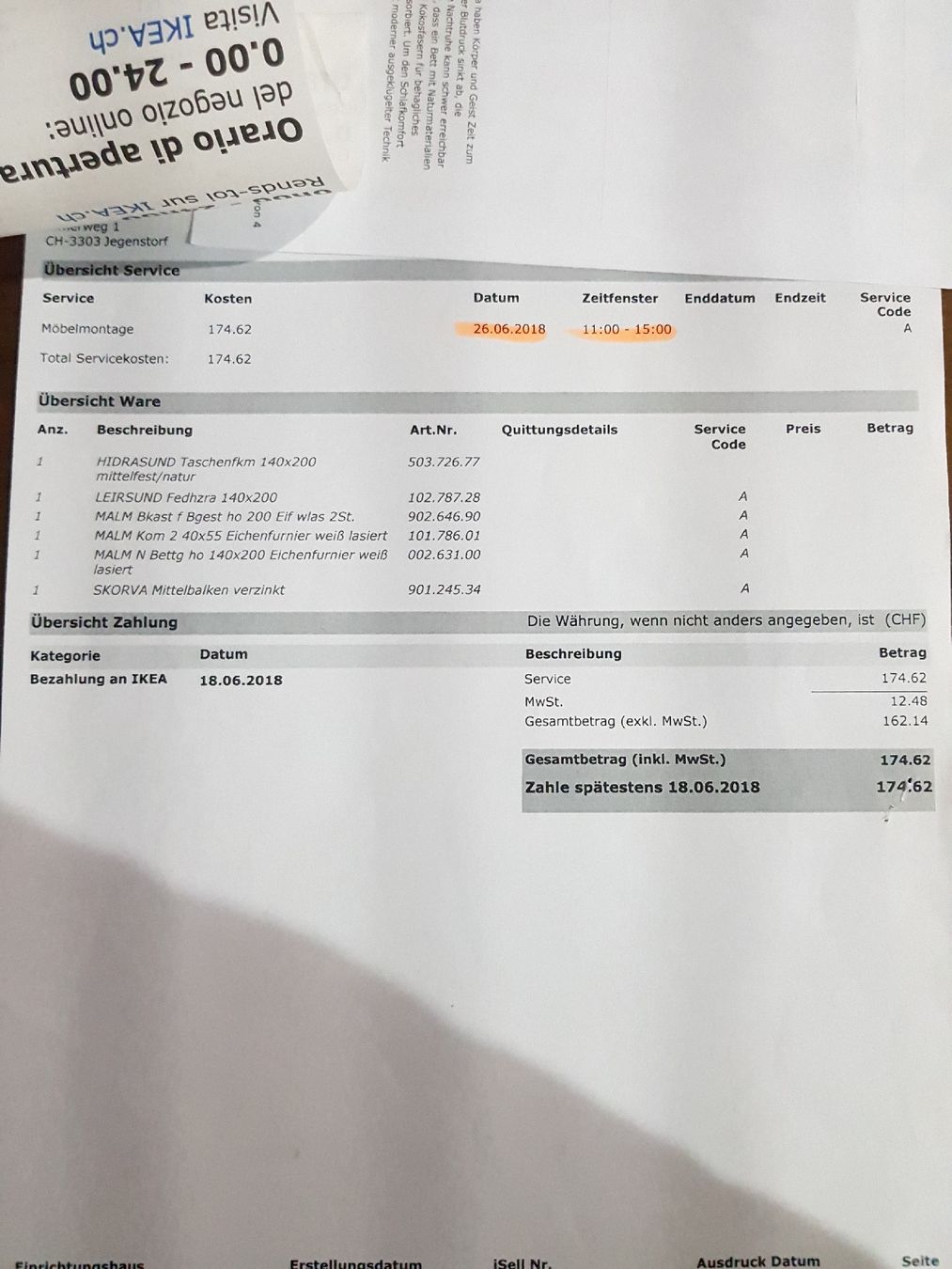 Ikea Materassi: Taschenfederkernmatraze – Usato da Jegenstorf venduto da Grannyweg 2