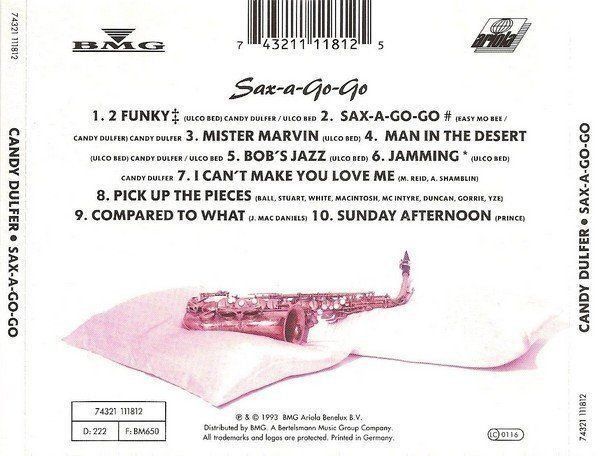 CD: Candy Dulfer - Sax A Go Go – Usato da Unterbäch venduto da eqlut 1