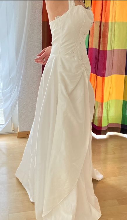 Vestiti: Sehr schönes Trauzeugin od. Hochzeits Kleid bestickt Gr:38 – Usato da Flums venduto da Limatools