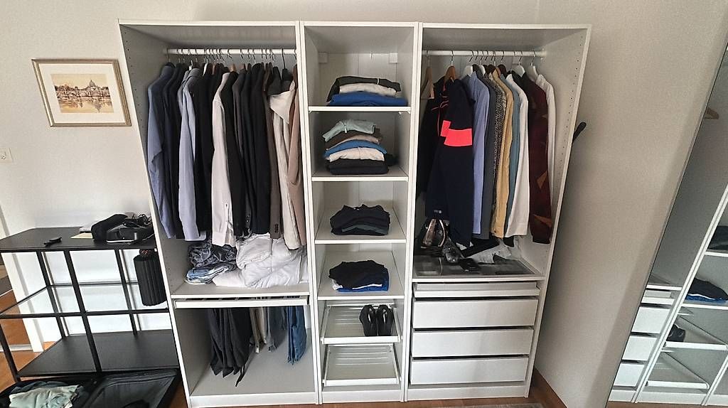 Ikea Armoires: Vollständig eingerichtetes Pax-Regal – D'occasion à Zürich par Joergm_93