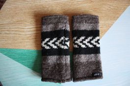 Hand-Stulpen Amedisli Gelenkwärmer MIZ braun-bunt