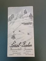 Alter Prospekt / Sessel Bahn Braunwald - Gumen ca. 1930
