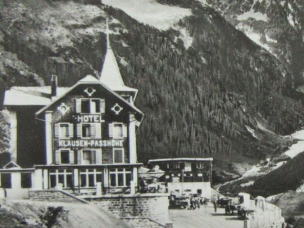 Ansichtskarten: KLAUSENPASS-HÖHE HOTEL URI AK 1932 – Gebraucht aus Ettingen von Hausi4711 1