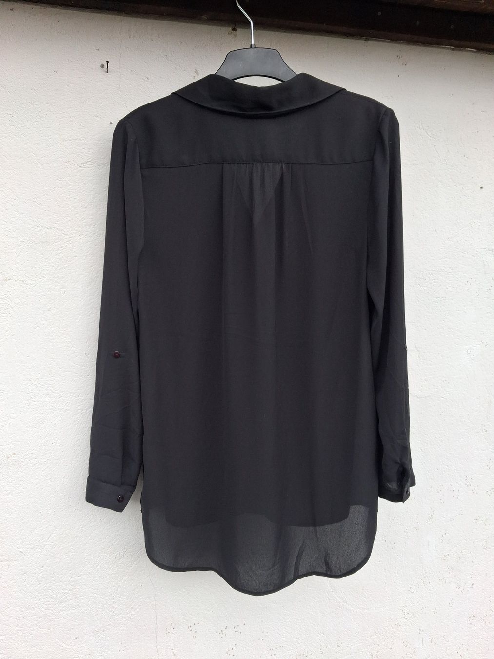 Blusen: Damen Bluse schwarz langarm leicht transparent – Neu (gemäss Beschreibung) aus Wald ZH von e8e 1