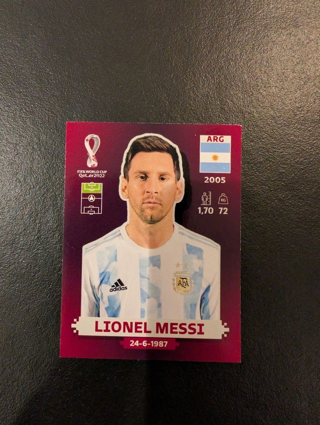 Panini Carte collezionabili: Messi Panini 2022 Qatar ARG20 – Nuovo (secondo la descrizione) da sugiez venduto da Svicente