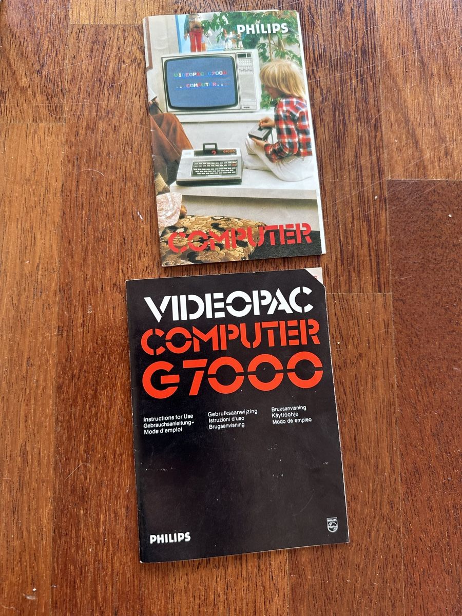 Philips PC: Philips G7000 Videocomputer 1978 + 4 spiele – Usato da Zürich venduto da Kareljan 2